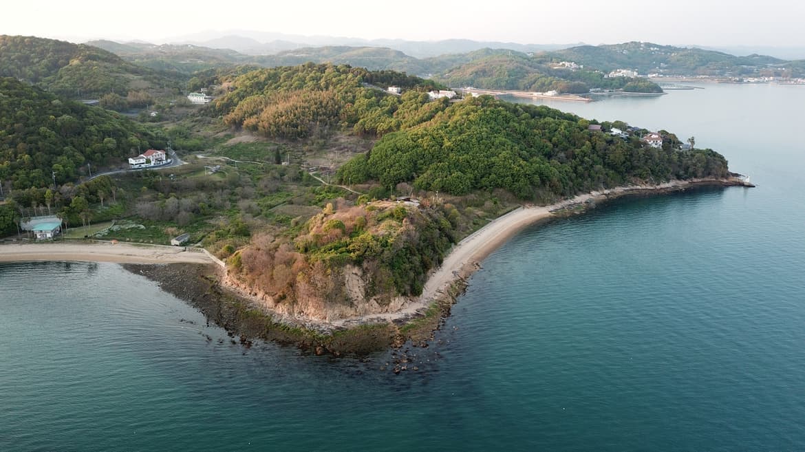 岡山県瀬戸内市牛窓町のペンションくろしお丸の周りの景色